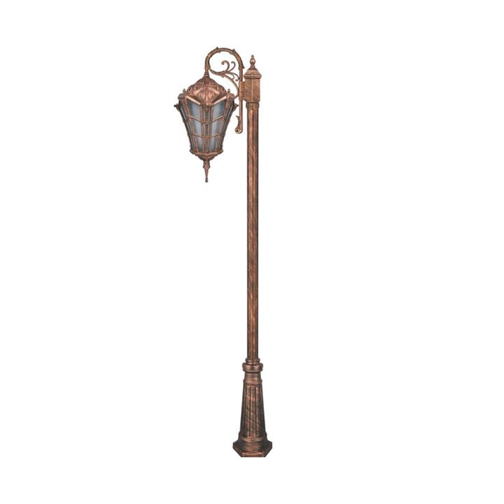 چراغ تکشاخه حیاطی و پارکی تکشیدفام مدل وستا کد 91200-8613